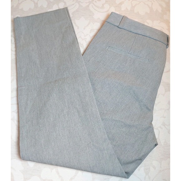 NEW! Banana Republic Womans High Rise Sloan Cropped Pants Gray Size 4 Petite $90 - Picture 3 of 12